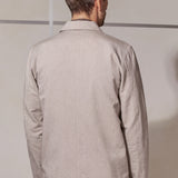 ASIR jacket eco canvas 230g cold brown