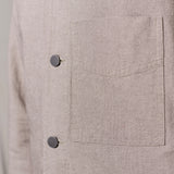 ASIR jacket eco canvas 230g cold brown