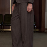 ELMAR/CARLO suit eco flannel mud