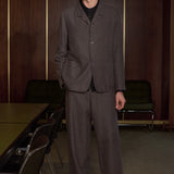 ELMAR/CARLO suit eco flannel mud