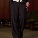 ELMAR/CARLO suit eco flannel striped charcoal
