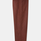 ELMAR/CARLO suit lambswool herringbone brick