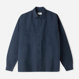 DARIO shirt linen cold navy