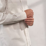 DARIO shirt tencel linen stone grey