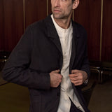 ELMAR blazer eco flannel striped charcoal