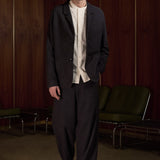 ELMAR blazer eco flannel striped charcoal