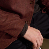 ELMAR blazer lambswool herringbone brick