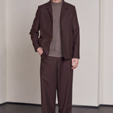 ELMAR blazer lambswool marron