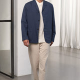 ELMAR blazer linen cold navy