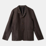 ELMAR blazer winter linen coffee