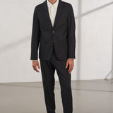 ENVER/JOSTHA suit cool wool ebony