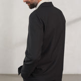 ENVER/JOSTHA suit cool wool ebony