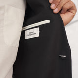 ENVER/JOSTHA suit cool wool ebony