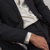 ENVER/JOSTHA suit cool wool ebony