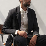 ENVER/JOSTHA suit cool wool ebony