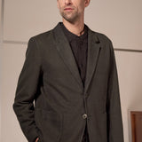 ENVER blazer eco flannel black olive