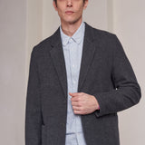ENVER blazer eco flannel melange grey