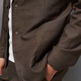 ENVER/JOSTHA suit linen coffee