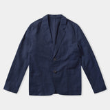 ENVER blazer linen navy