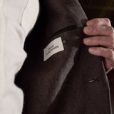 ENVER/WABAN suit winter linen coffee