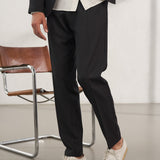 ENVER/JOSTHA suit cool wool ebony