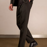 ENVER/JOSTHA suit eco flannel black olive