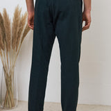JOSTHA trousers eco flannel scot green