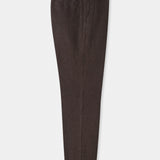 JOSTHA trousers winter linen coffee