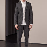 JOSTHA trousers wool black olive