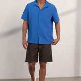 KUNO shirt eco crepe sky blue
