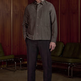 MAGNUS trousers winter linen black