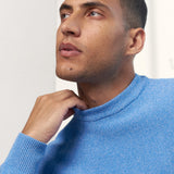 MORTEN jumper eco knotted sky blue melange