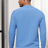 MORTEN jumper eco knotted sky blue melange