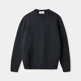 MORTEN jumper pure merino melange black
