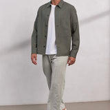 OWE overshirt eco cool wool olive