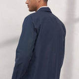 OWE overshirt tencel cold navy