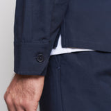 OWE overshirt tencel navy