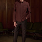 SIMON shirt eco flannel brick