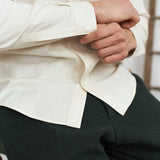 SIMON shirt eco silk ecru