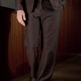 ENVER/WABAN suit winter linen coffee