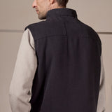 WENDEL vest eco flannel black