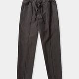MAX trousers winter linen steel