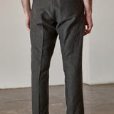 MAX trousers winter linen steel