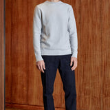 MORTEN jumper eco knotted light grey